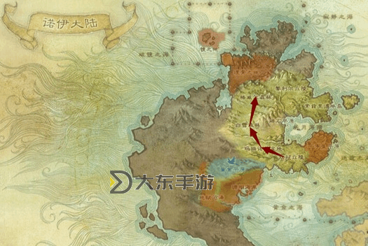 上古世紀西風脊跑商路線圖2