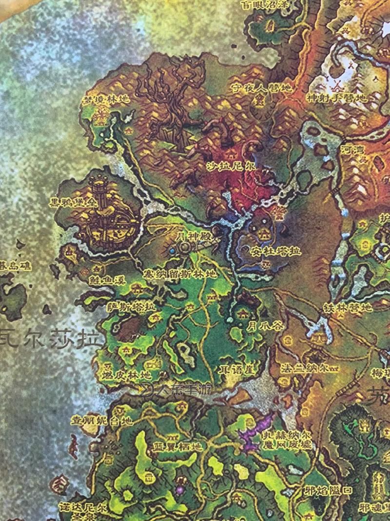魔獸世界各版本地圖詳解圖1