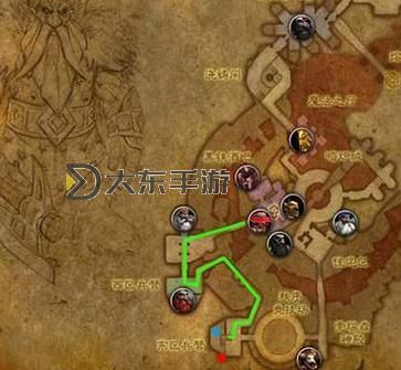 魔獸世界懷舊服黑石酒吧路線圖3