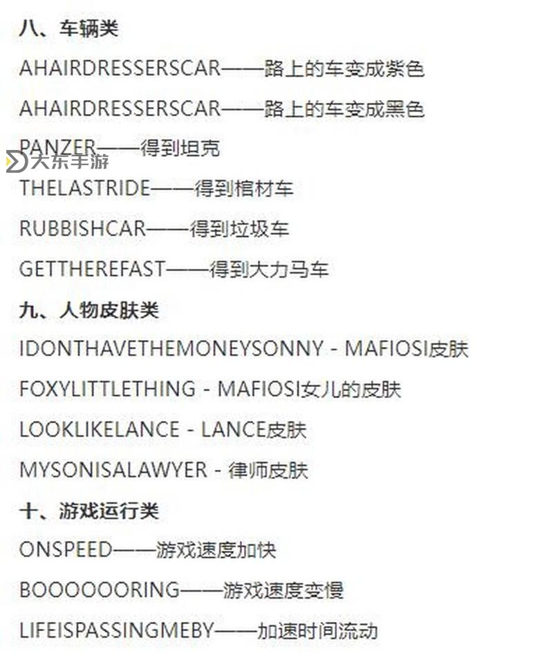 俠盜飛車4怎么使用秘籍圖1