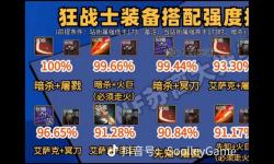 70版本狂戰(zhàn)士武器排行