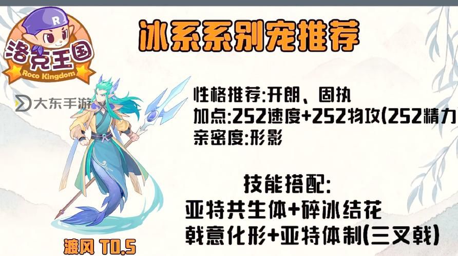 洛克王國冰原領(lǐng)主性格推薦圖1