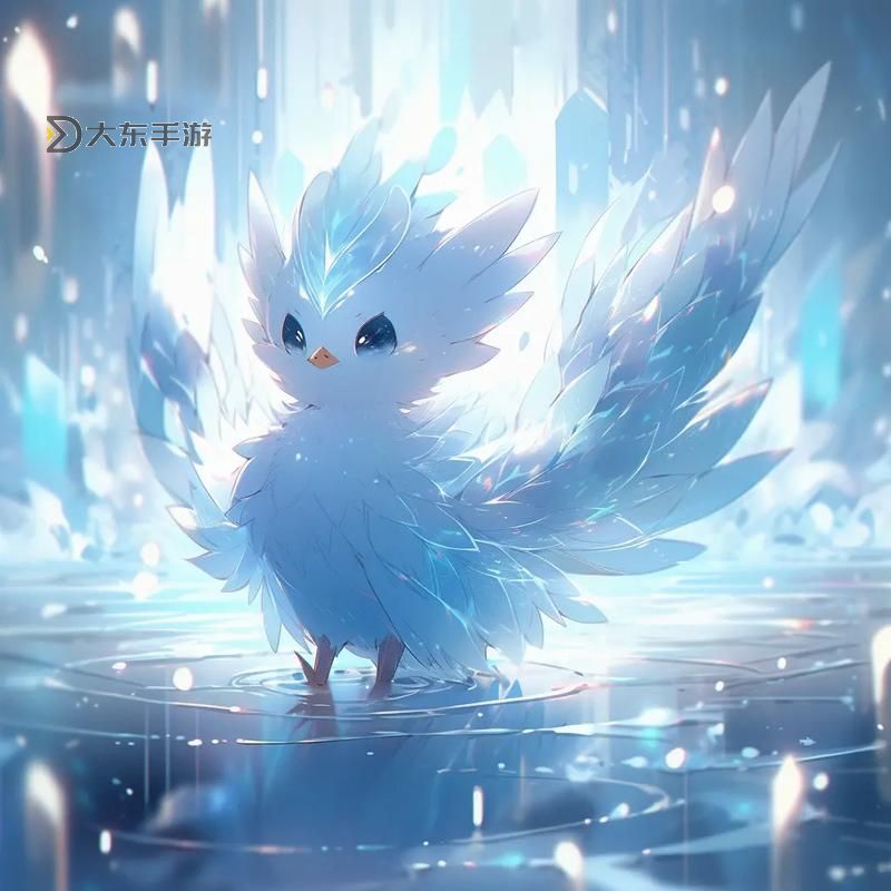 洛克王國魔晶鳳凰-洛克王國 冰晶鳳凰圖2