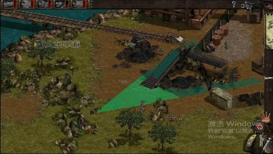 盟軍敢死隊(duì)1深入敵后第19關(guān)攻略圖1
