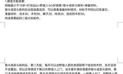 荒野日記攻略分享：詳細(xì)通關(guān)順序指南