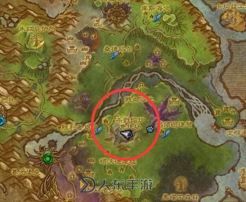魔獸部落怎么去暮光高地圖1