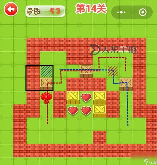 推箱子全關(guān)圖解一到15圖2