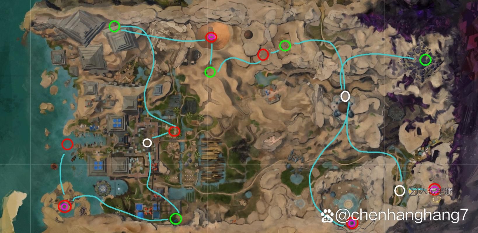 激戰(zhàn)2練級路線,激戰(zhàn)2練級路線圖圖1