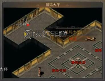 熱血傳奇祖瑪閣藥店怎么走圖2