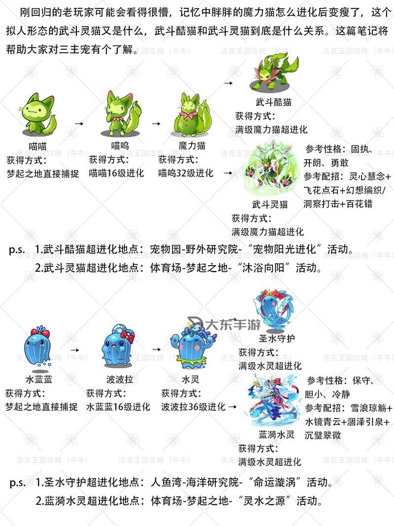 洛克王國喵喵種族值圖2
