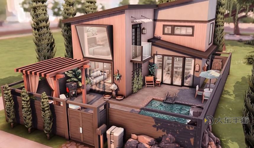 模擬人生4房屋建造圖1