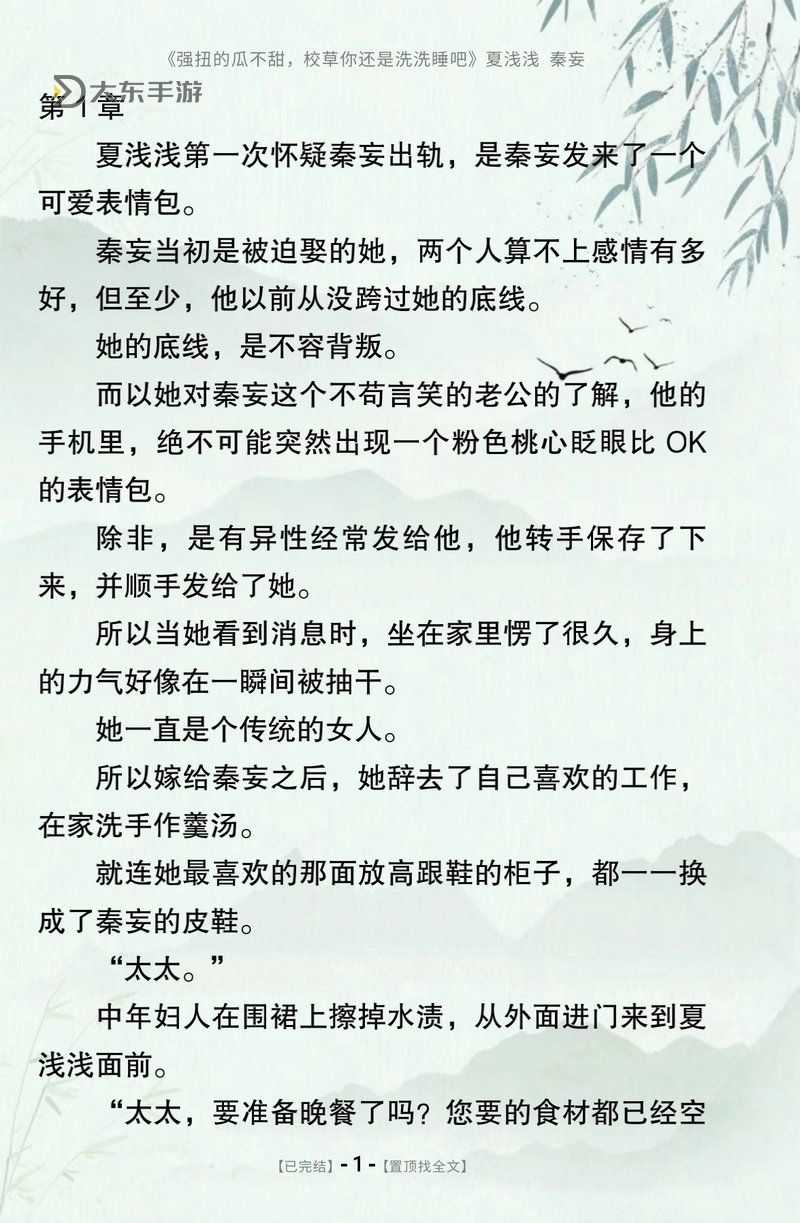 元淺秦深小說免費(fèi)全文在線閱讀最佳指南圖1