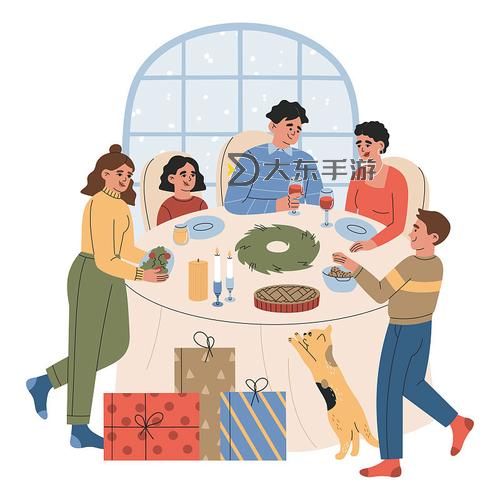 坐著吃飯，下邊是連著的：細(xì)節(jié)描繪中的生活場(chǎng)景圖1