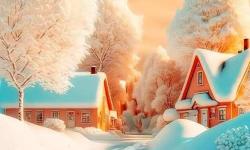 造夢(mèng)無雙傲雪美圖：夢(mèng)幻雪景中的唯美奇觀