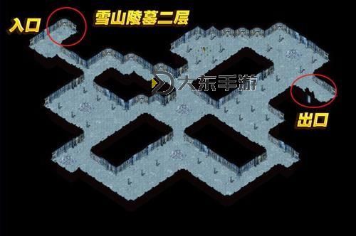 傳奇雪山陵墓三怎么走：詳細(xì)攻略指南圖2