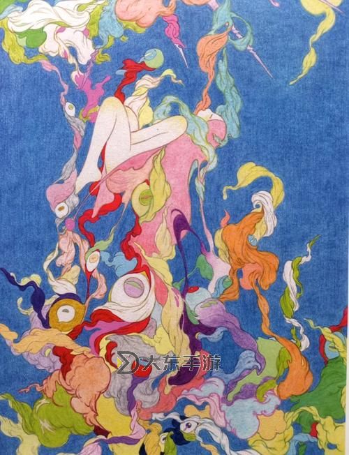 婷婷插彩繪 夢幻之境圖1