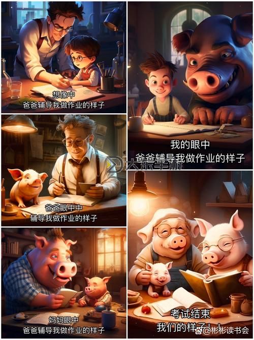 在做作業(yè)時(shí)爸爸在玩我：家庭中的趣味瞬間圖2