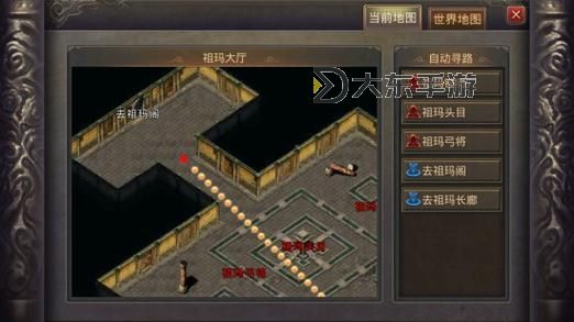 傳奇3祖瑪閣怎么上去攻略詳解圖2