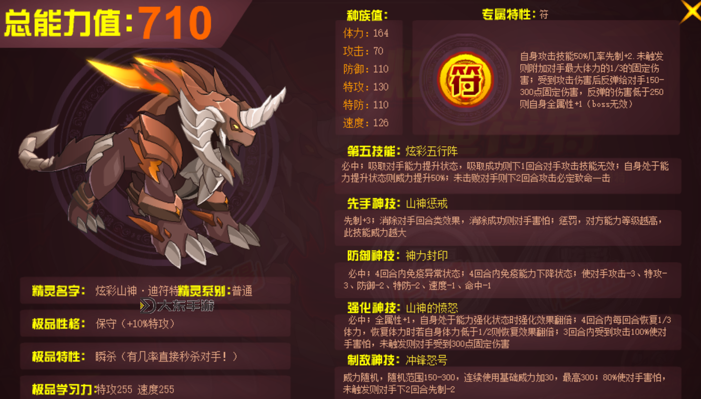 探秘賽爾號山神迪符特：神秘力量背后的傳說圖1