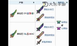 泰拉瑞亞深淵之刃：終極武器詳解與獲取指南