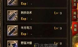 全面解讀：傳奇戰(zhàn)士技能一覽表全攻略