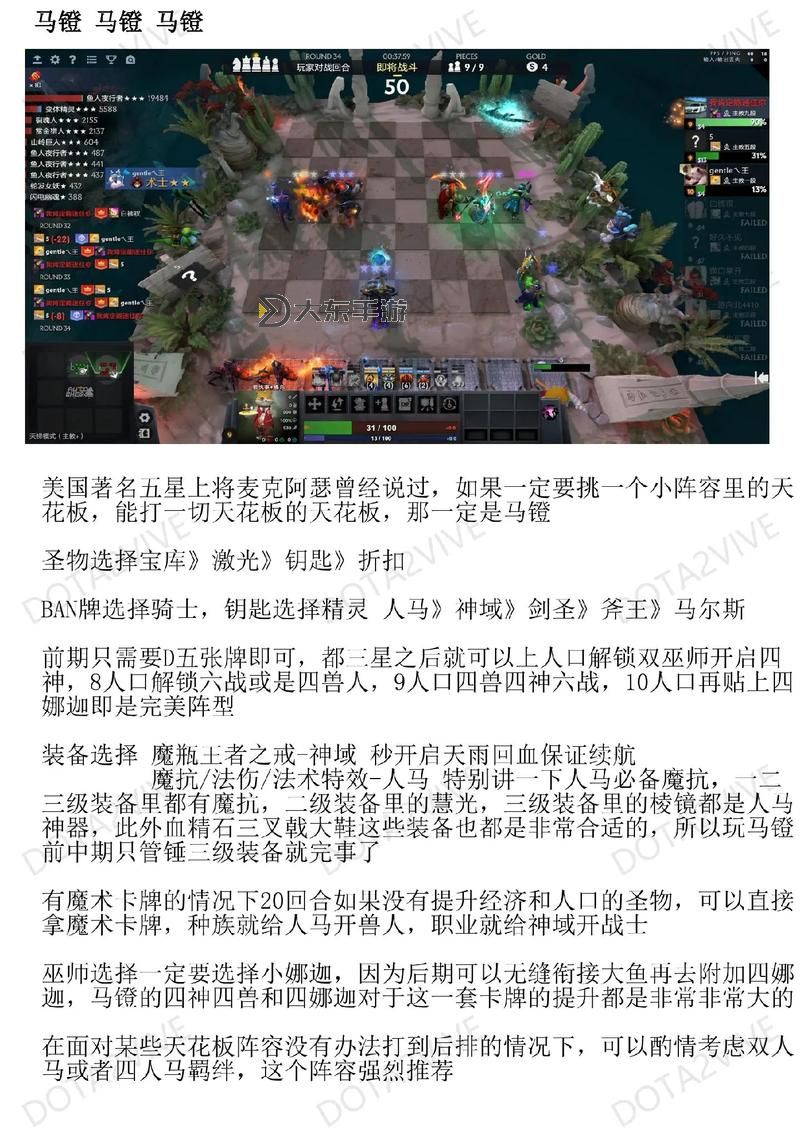 全新攻略推薦:刀塔自走棋手游最佳陣容與玩法技巧圖1