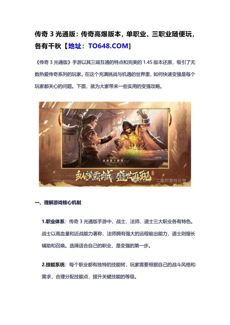 三職業(yè)簡單干凈的傳奇：輕松踏上輝煌之路圖1