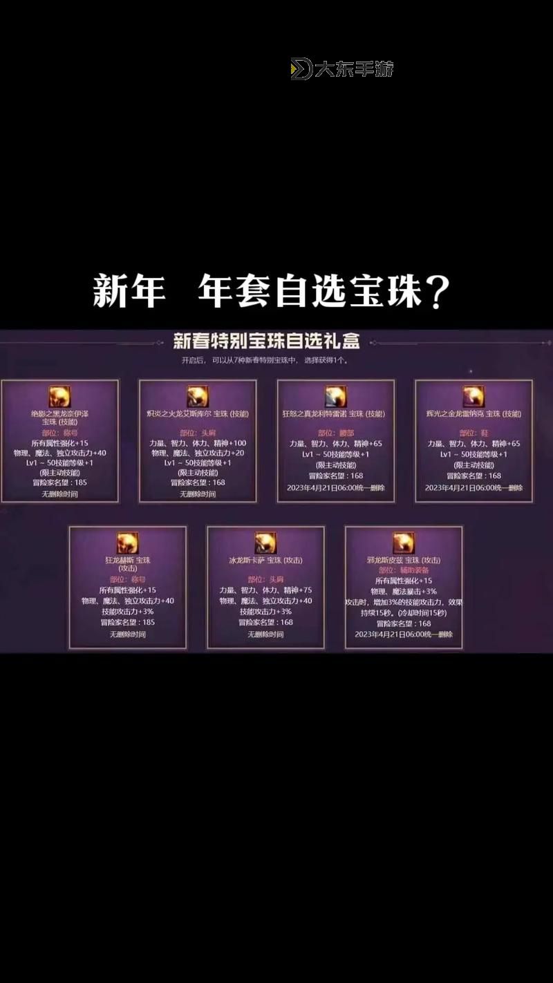 探索無(wú)限可能！DNF基礎(chǔ)型寶珠禮盒精彩推薦圖2