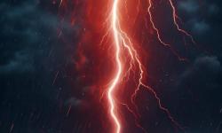 雷神入夜狂飆圖片高清壁紙：酷炫夜色中的雷神力量展示