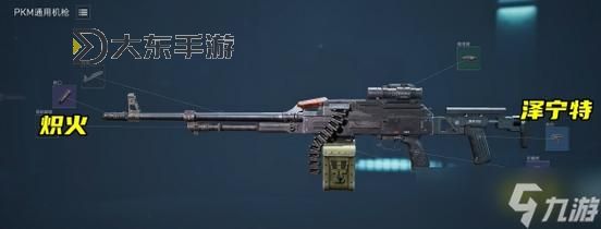 《三角洲行動》PKM輕機(jī)槍加裝部件推薦圖1