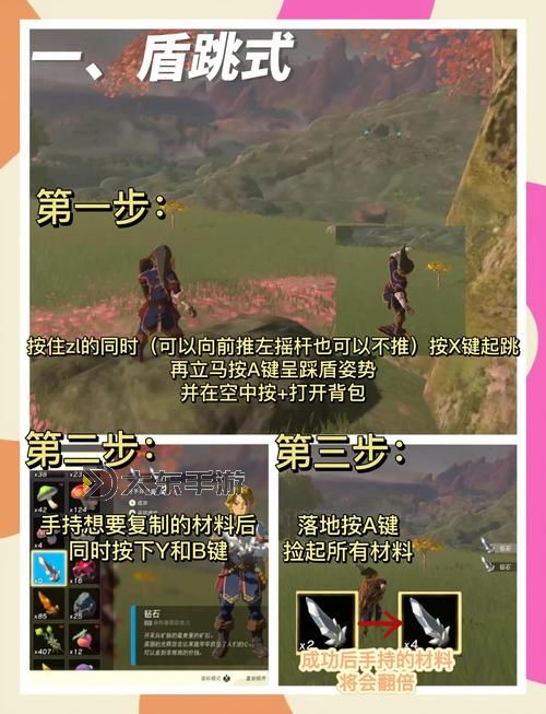 《塞爾達(dá)傳說(shuō)王國(guó)之淚》魔像批量復(fù)制物品方法教學(xué)圖2