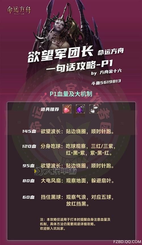 《命運(yùn)方舟》欲望軍團(tuán)長(zhǎng)P1階段機(jī)制詳解圖1